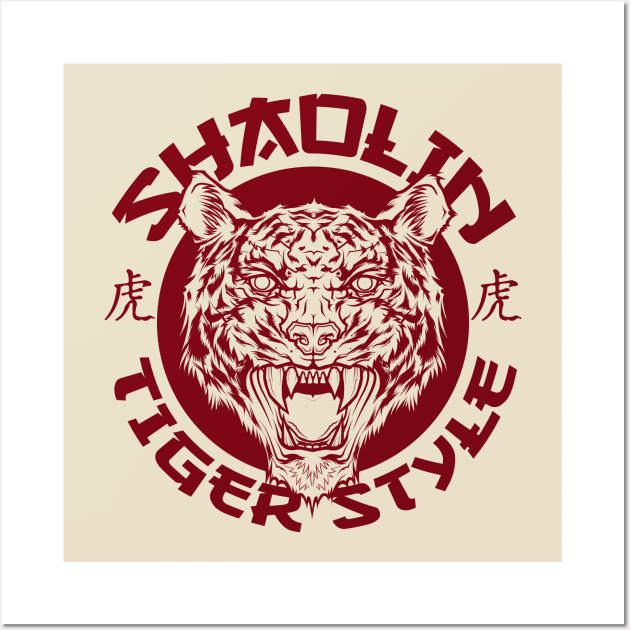 Shaolin Tiger Style Wall Art by HETCH666